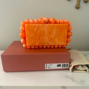 Cult Gaia EOS clutch - Papaya